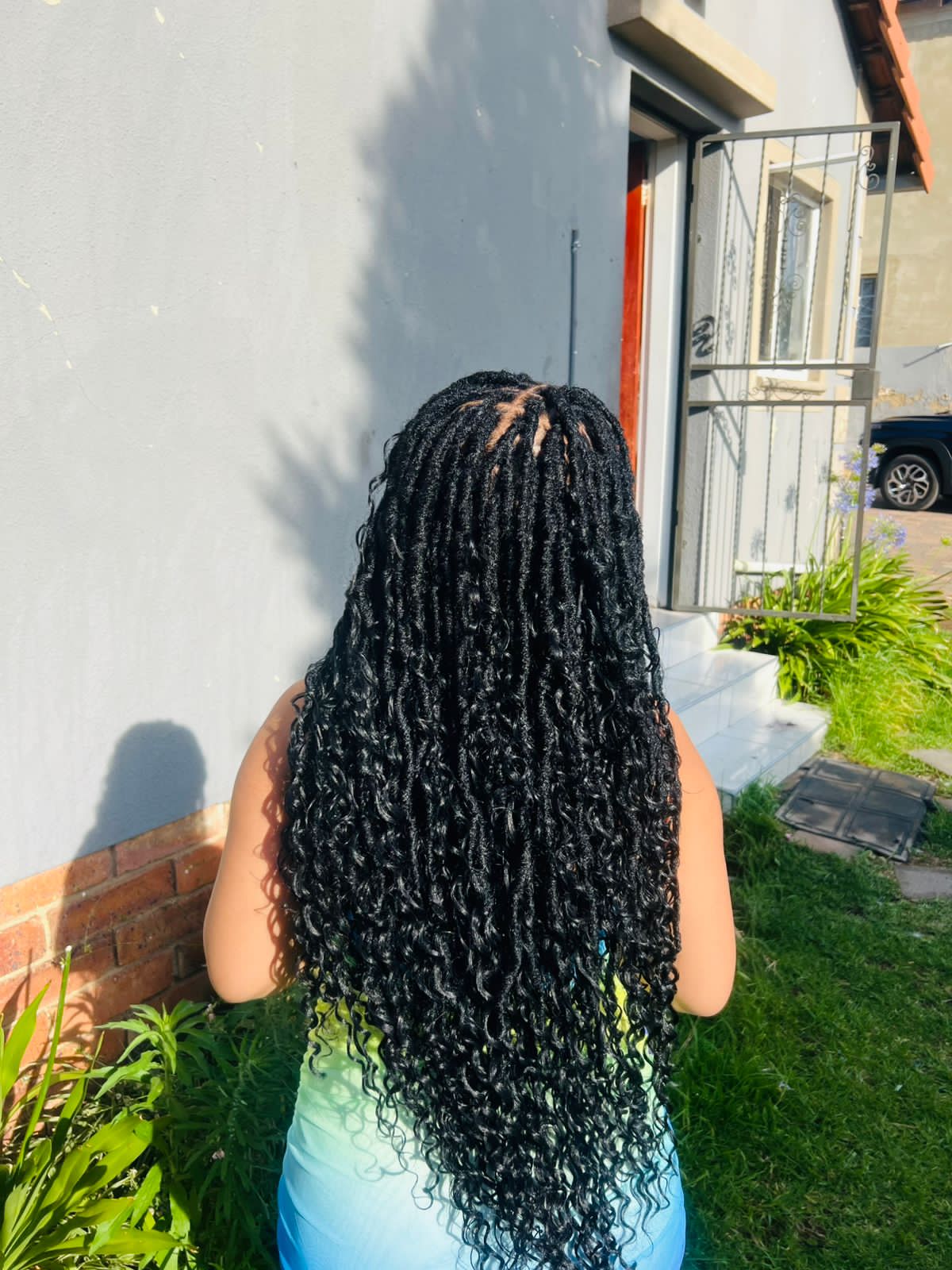 Styled dreadlocks